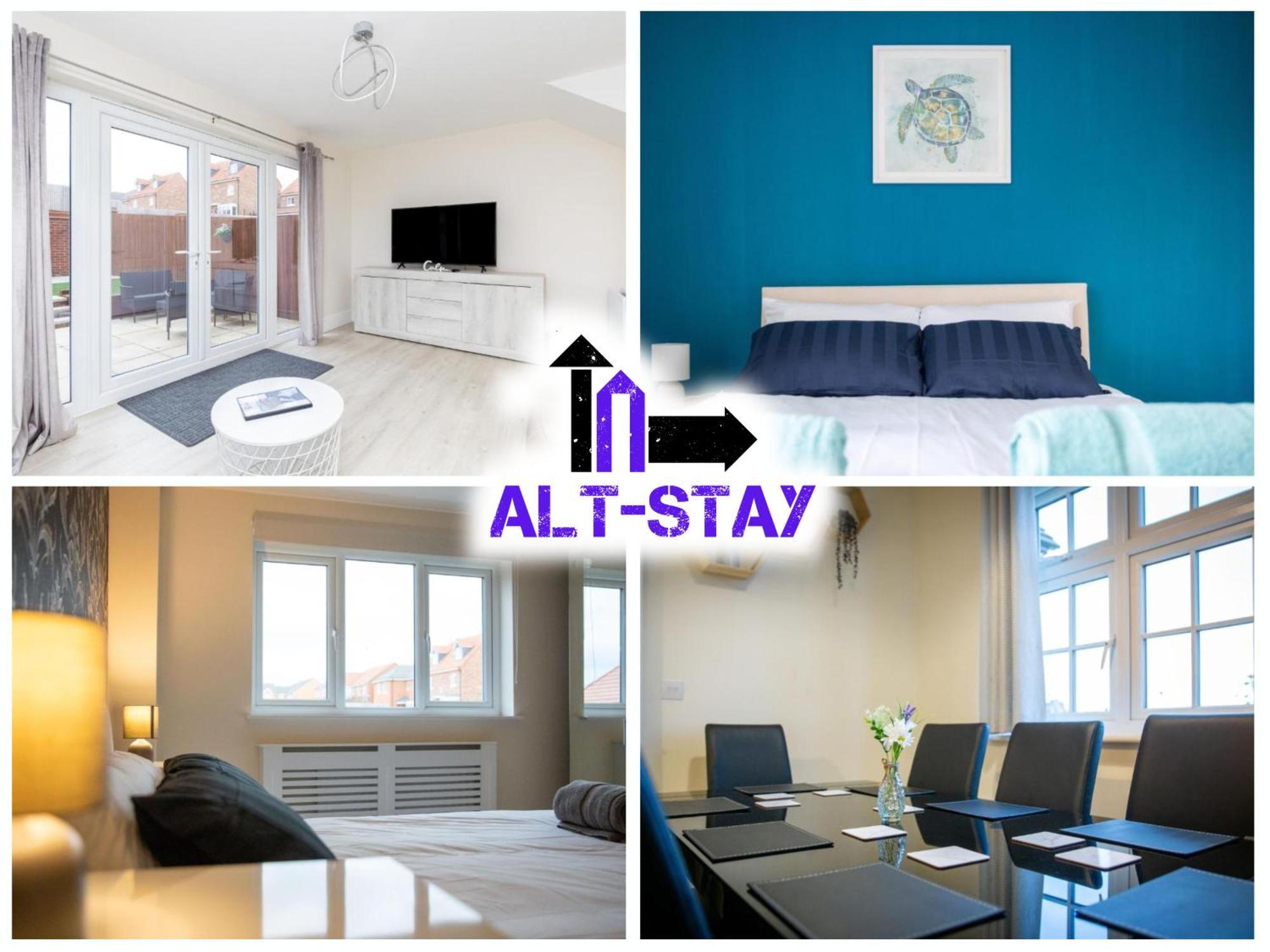 4 Bed 3 Bath - Kirkstall House By Alt-Stay Accommodation - Ideal For Contractors & Remote Workers - Long Stays Welcome 韦克菲尔德 外观 照片